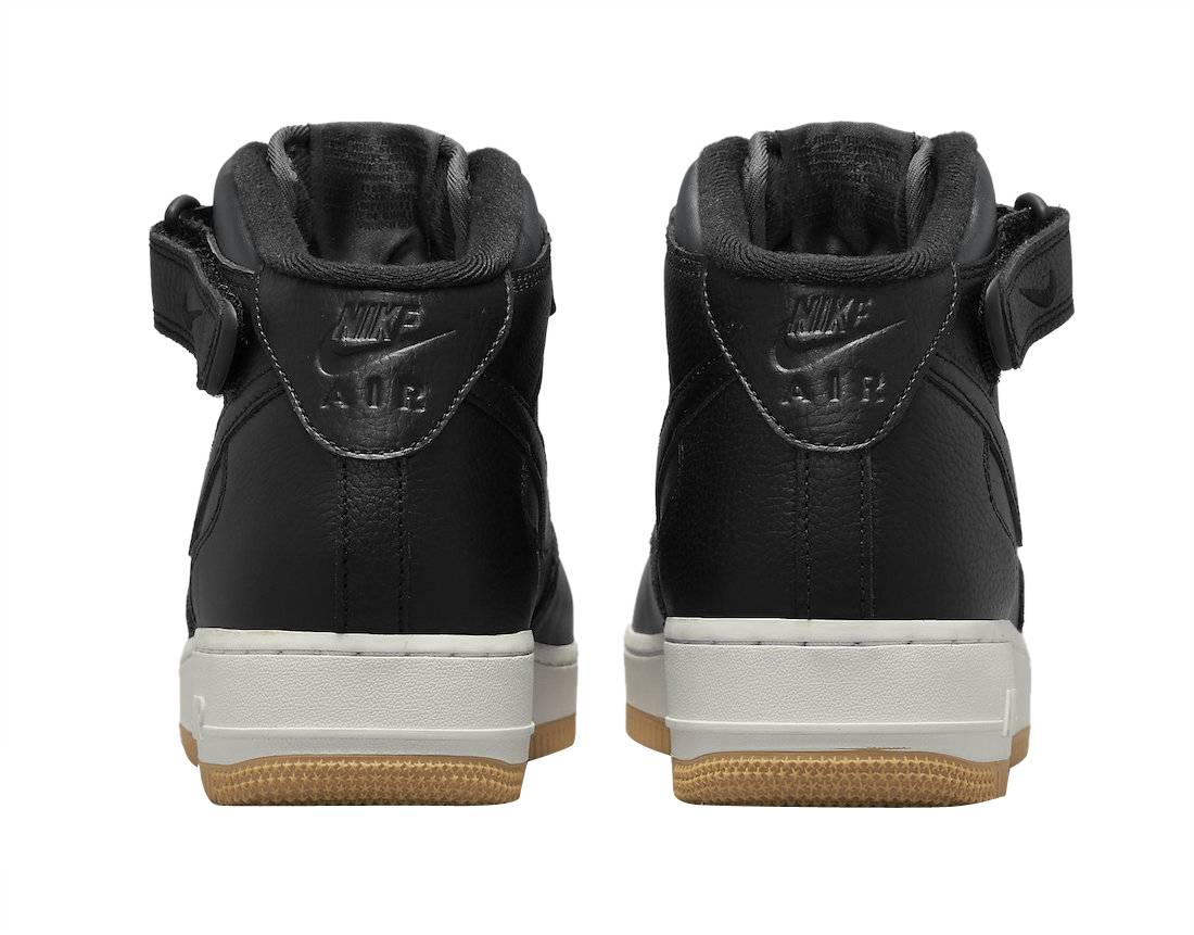 Nike Air Force 1 Mid Black Gum