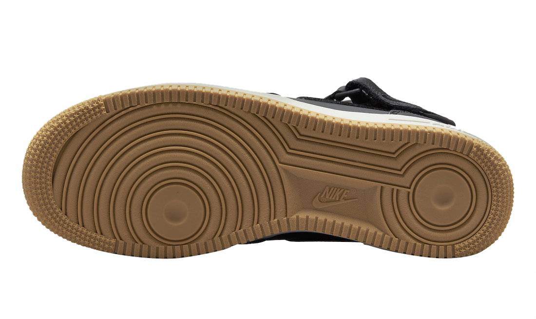 Nike Air Force 1 Mid Black Gum