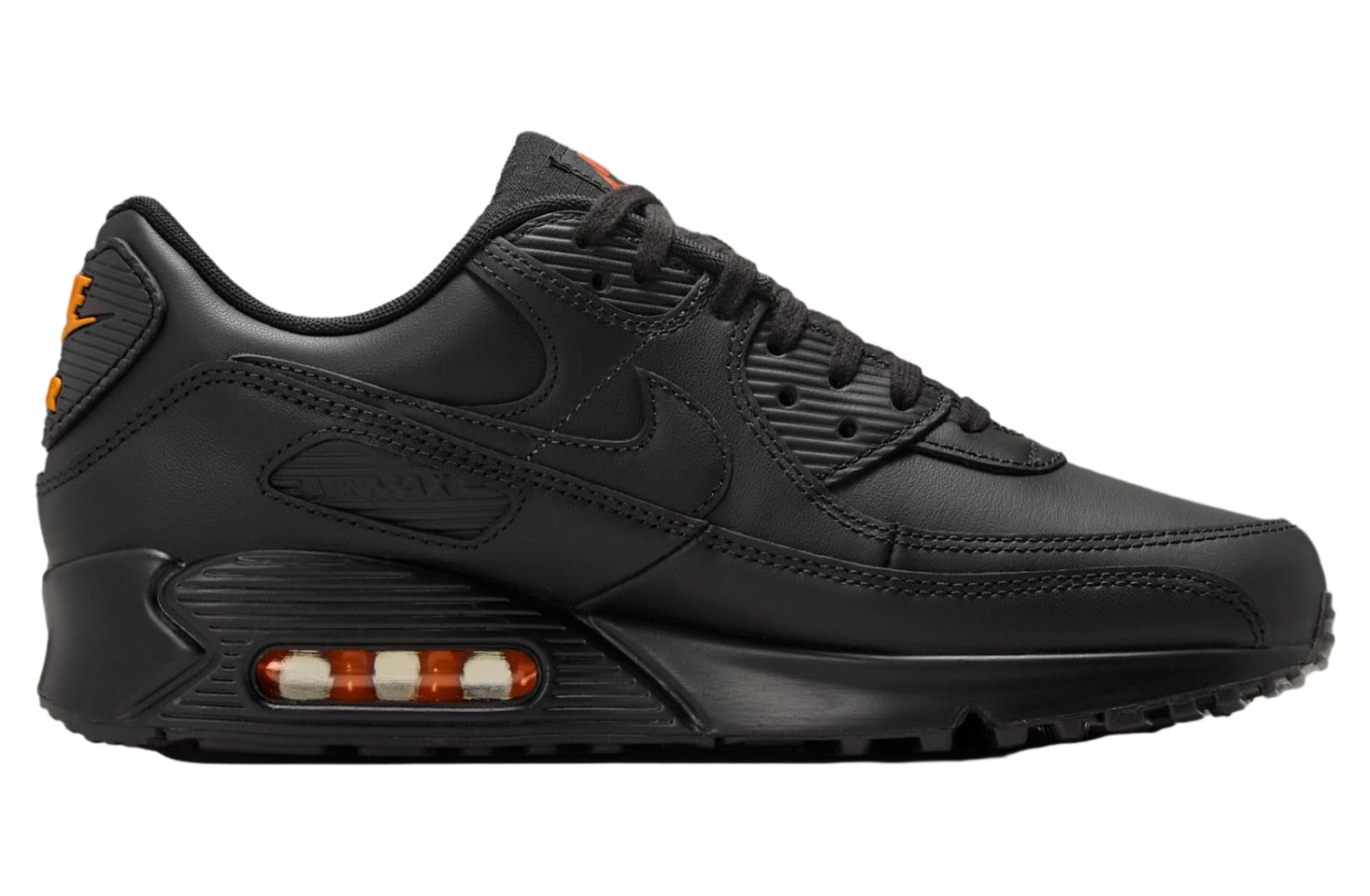 Nike Air Max 90 Black / Safety Orange