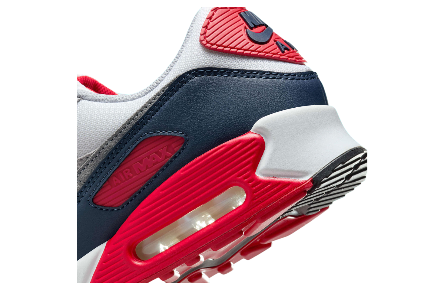 Nike Air Max 90 Cool Grey / University Red