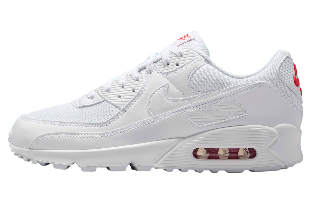 Nike Air Max 90 White / Light Crimson