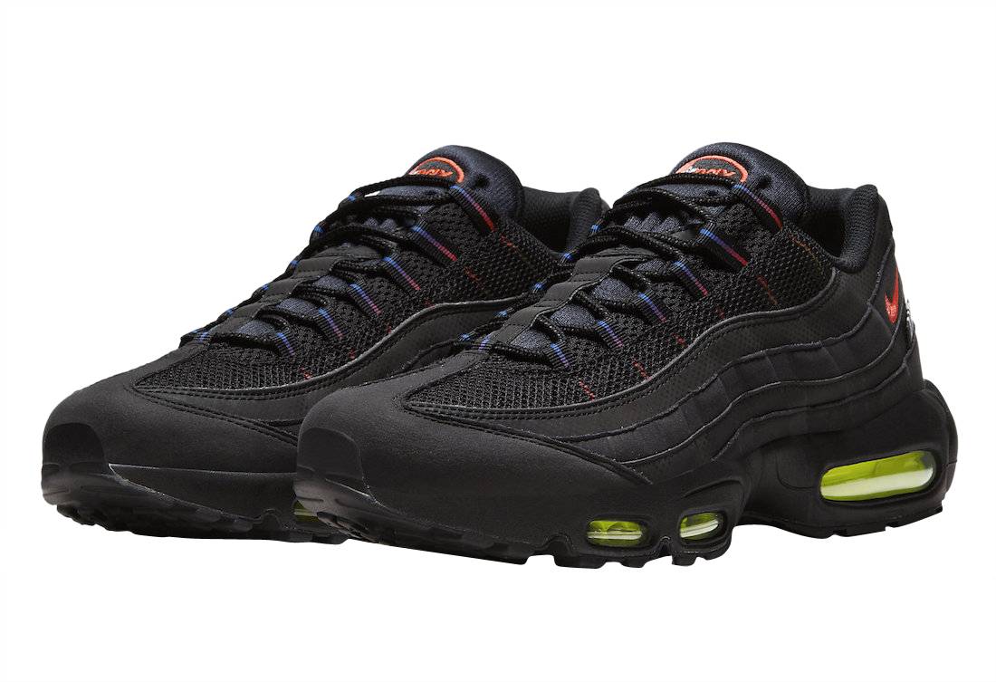 Nike Air Max 95 Black Orange Volt