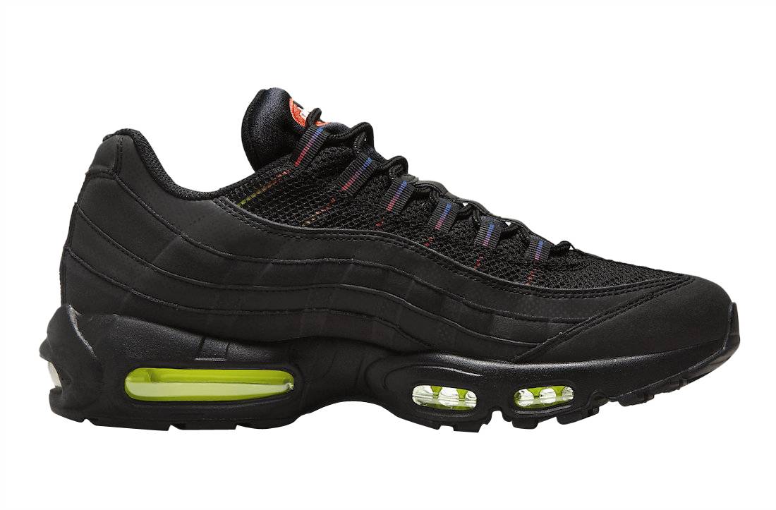 Nike Air Max 95 Black Orange Volt