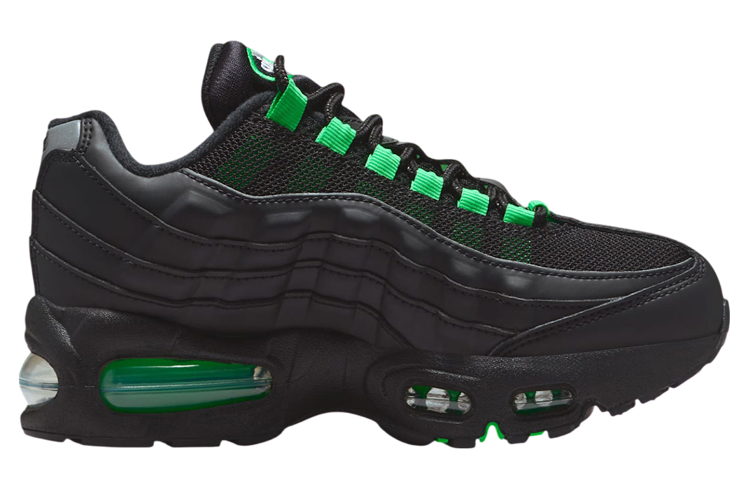 Nike Air Max 95 OG GS Black / Green Shock