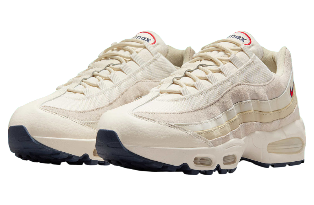 Nike Air Max 95 OG Pale Ivory / University Red