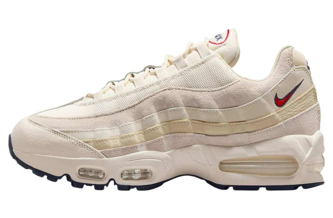 Nike Air Max 95 OG Pale Ivory / University Red