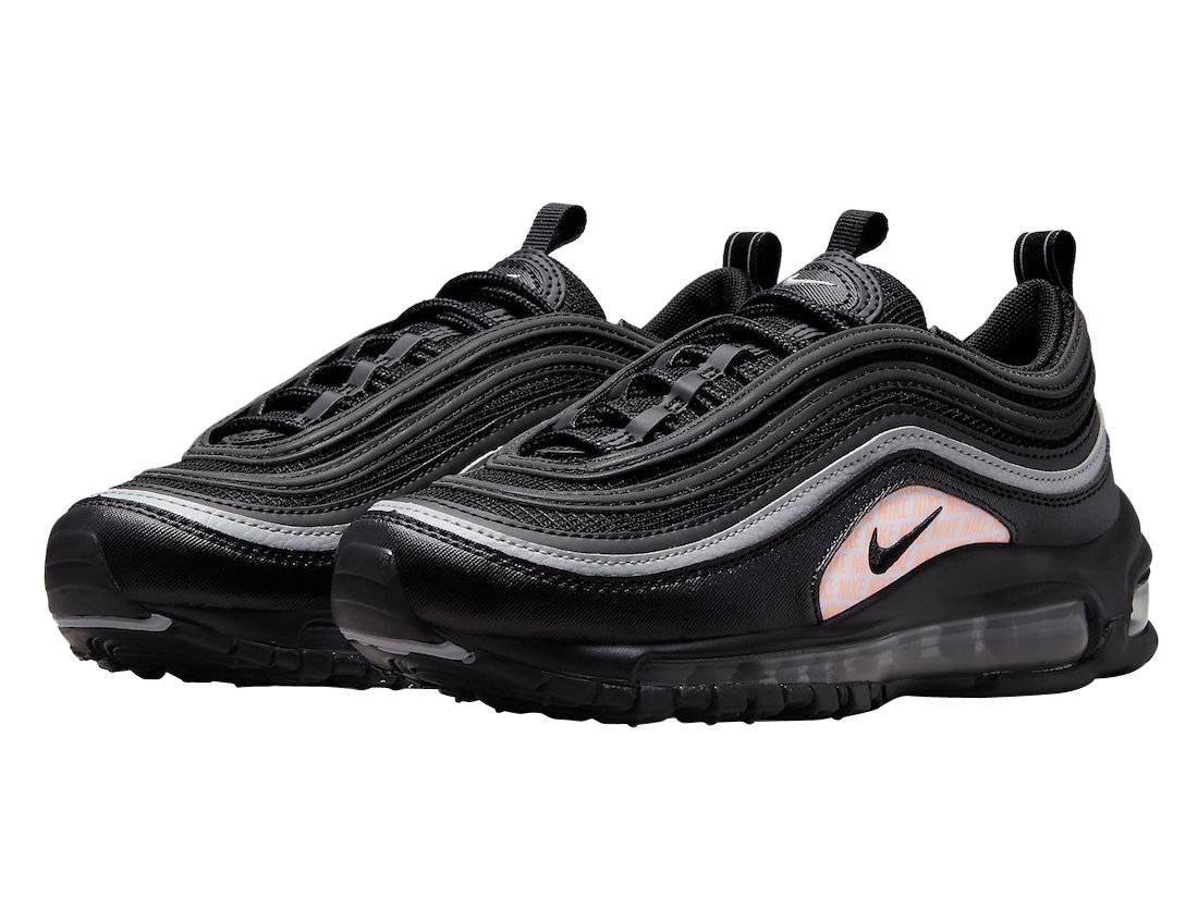 Nike Air Max 97 GS Black Orange Reflective