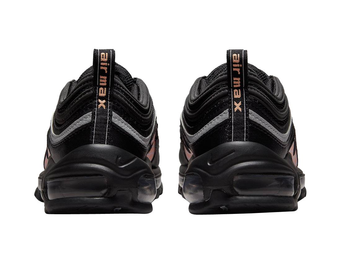 Nike Air Max 97 GS Black Orange Reflective