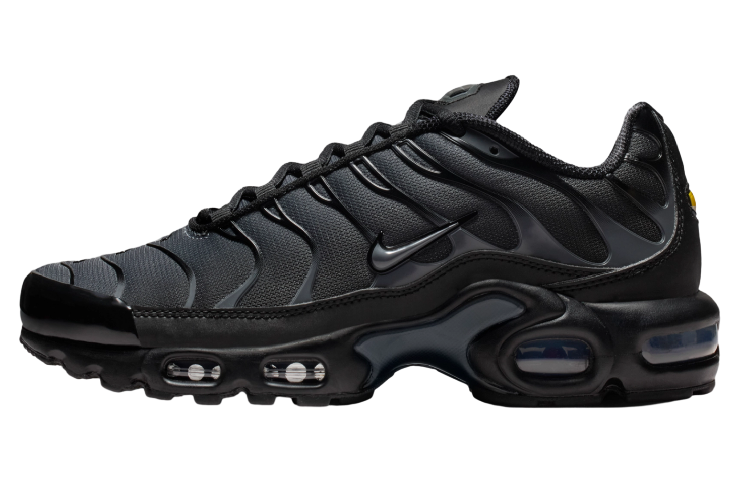 Nike Air Max Plus Black / Metallic Silver / Dark Grey