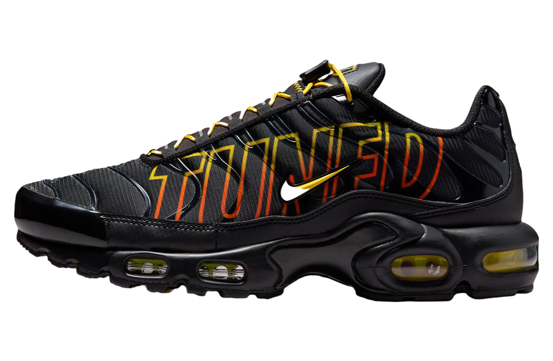 Nike Air Max Plus Black Safety / Orange Lightning