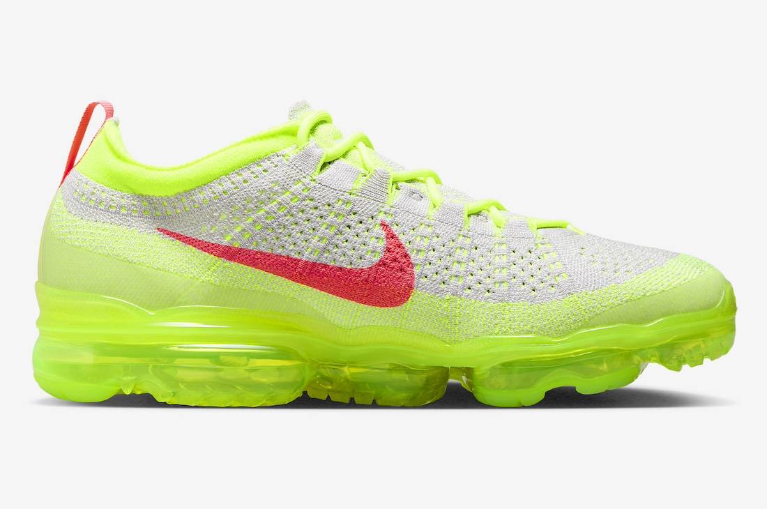Nike Air VaporMax 2023 Flyknit Vast Grey Volt
