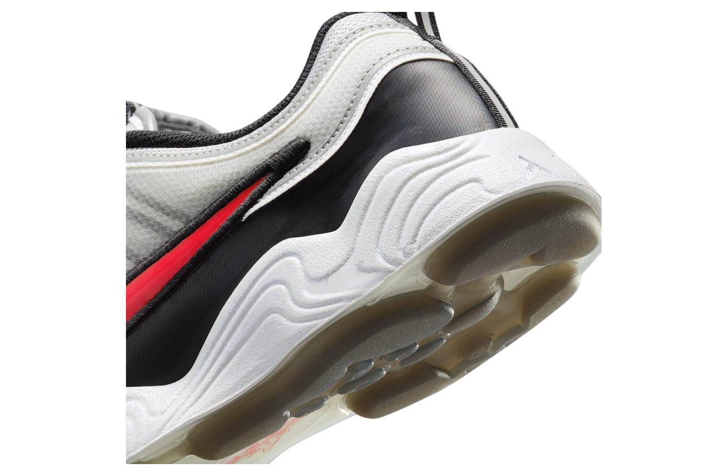 Nike Air Zoom Spiridon Metallic Silver / Sport Red