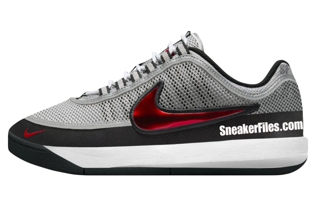 Nike Book 2 Spiridon Metallic Silver / Sport Red