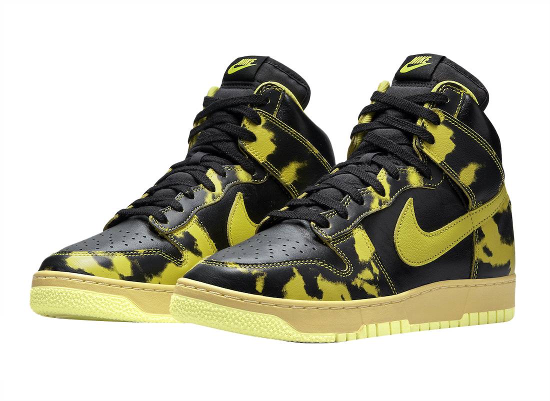 Nike Dunk High 1985 Yellow Acid Wash