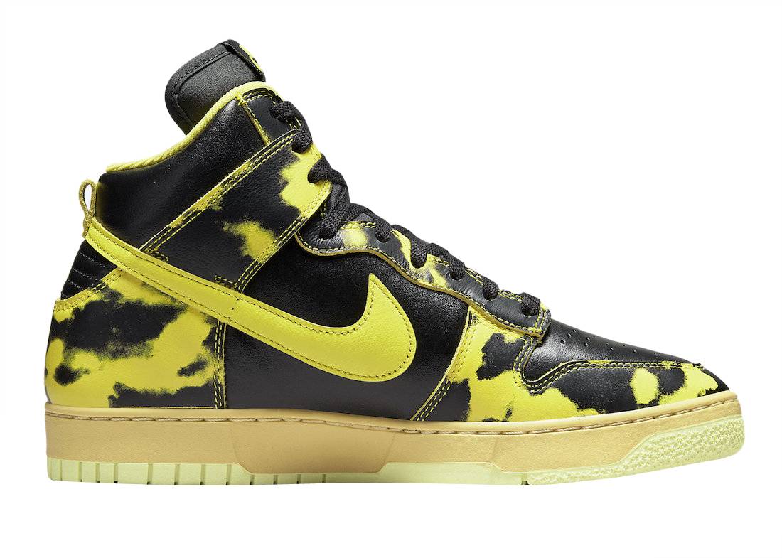 Nike Dunk High 1985 Yellow Acid Wash