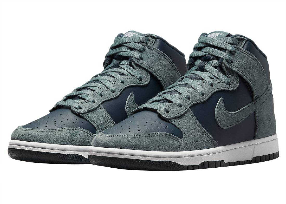 Nike Dunk High Teal Suede