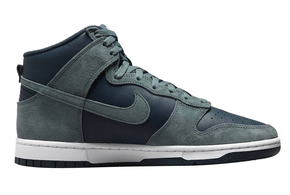 Nike Dunk High Teal Suede