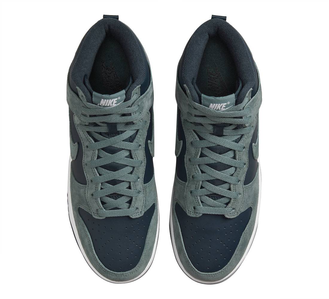 Nike Dunk High Teal Suede