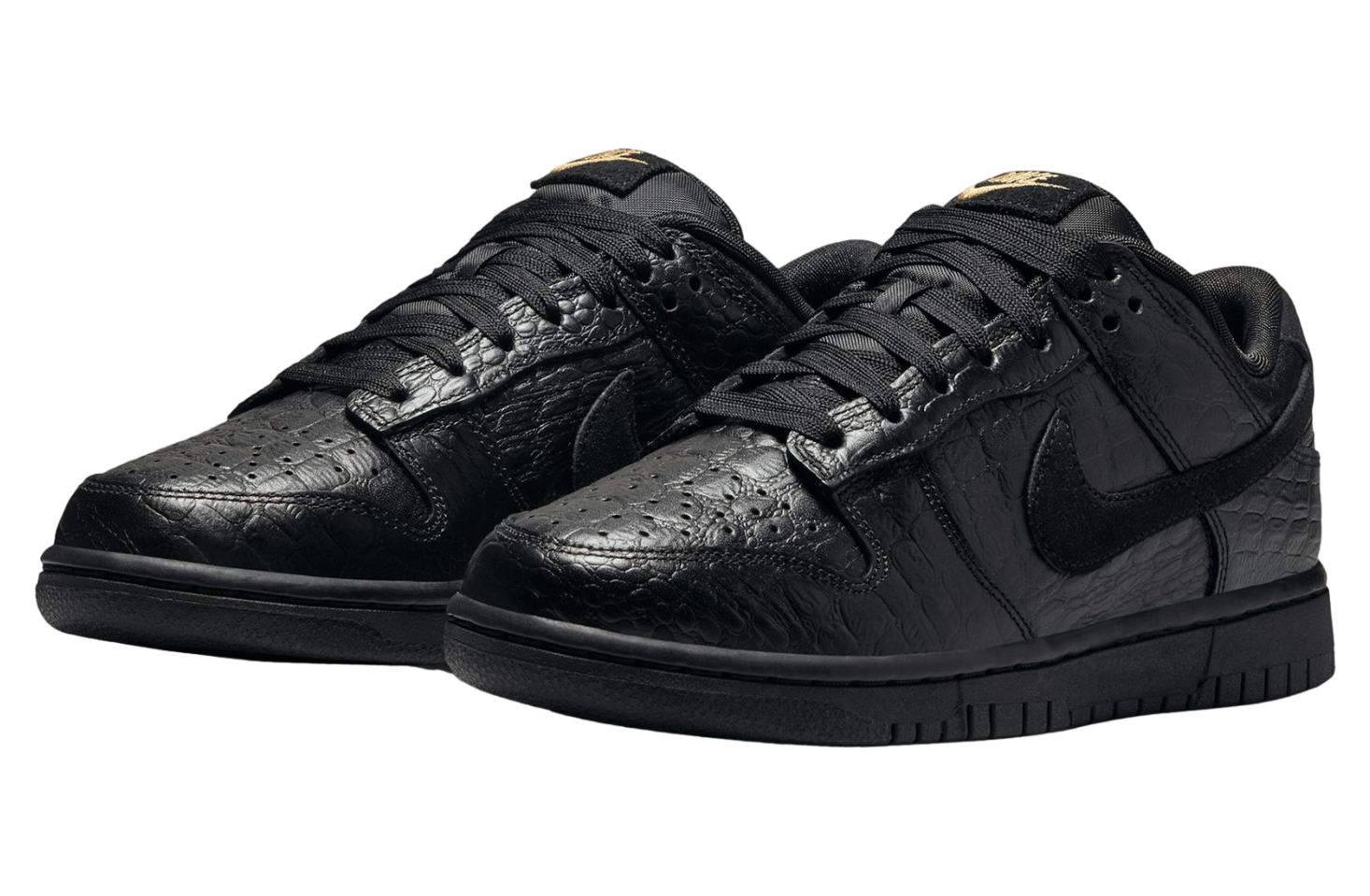 Nike Dunk Low Black / Metallic Gold
