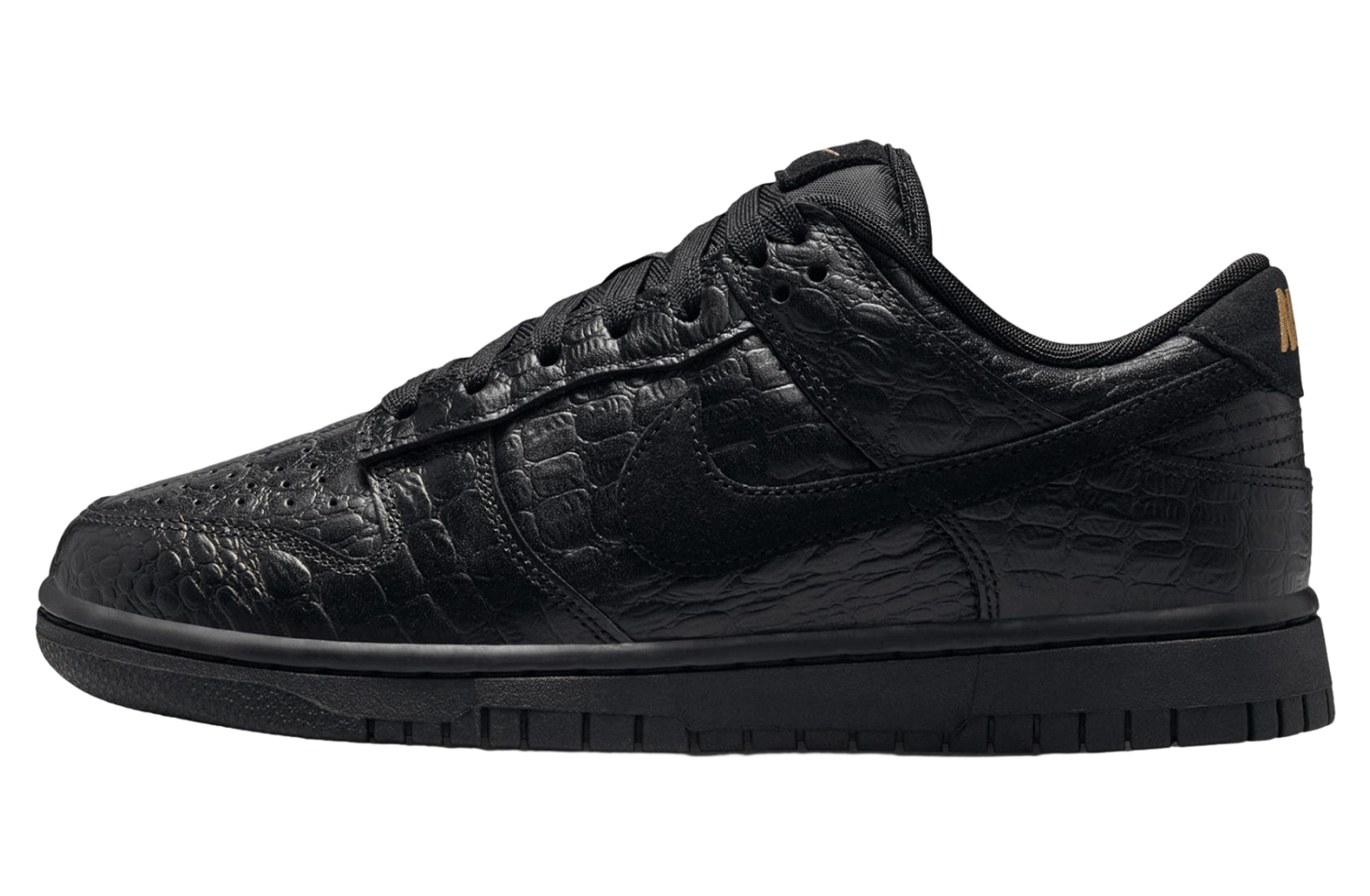 Nike Dunk Low Black / Metallic Gold