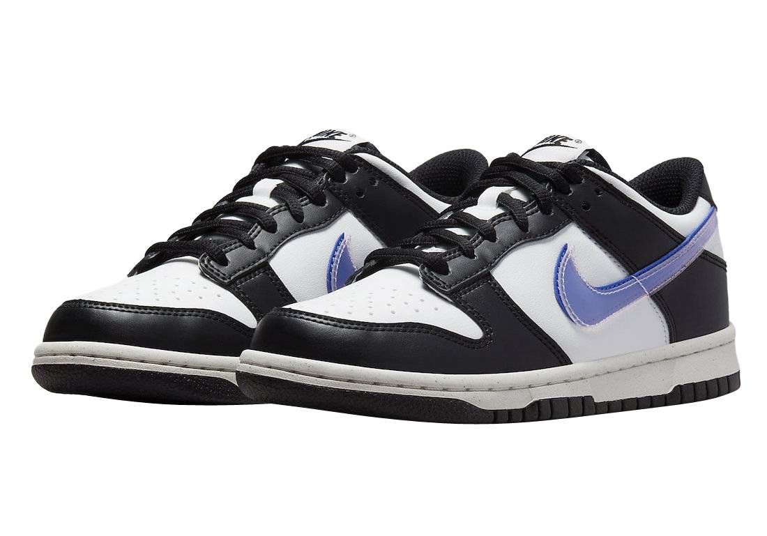Nike Dunk Low GS Black White Game Royal