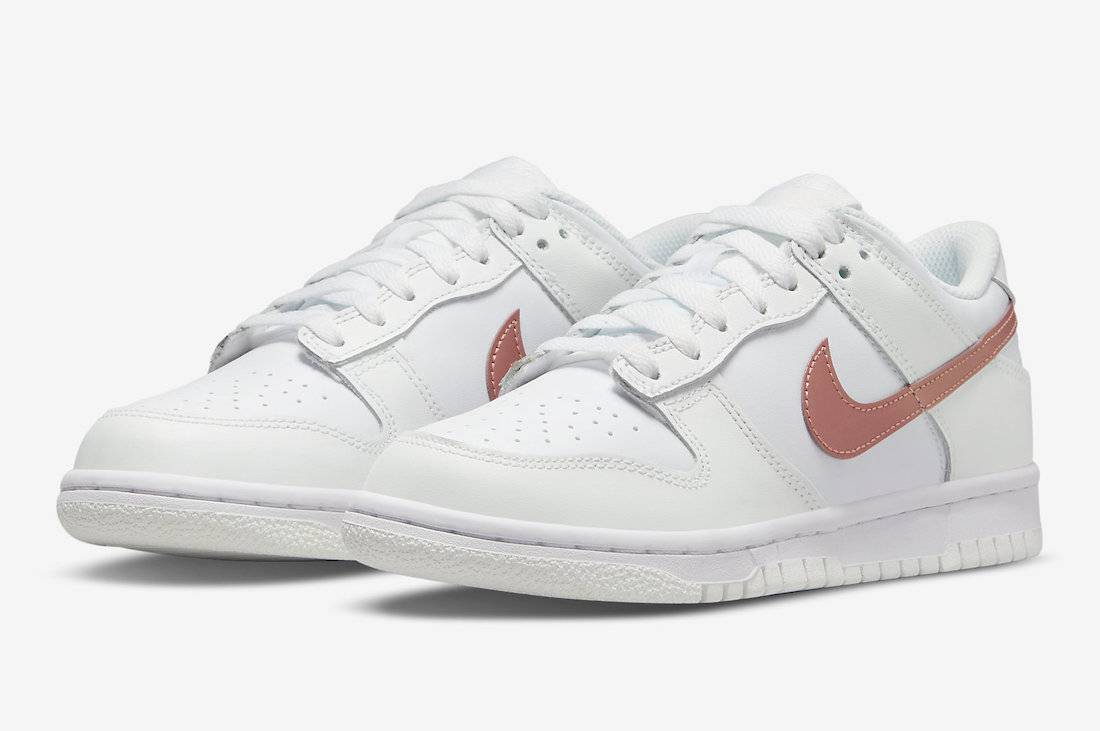 Nike Dunk Low GS White Pink