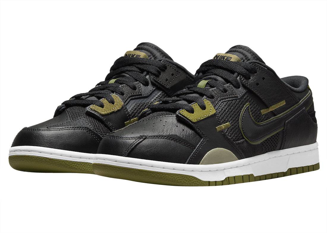 Nike Dunk Low Scrap Black Olive