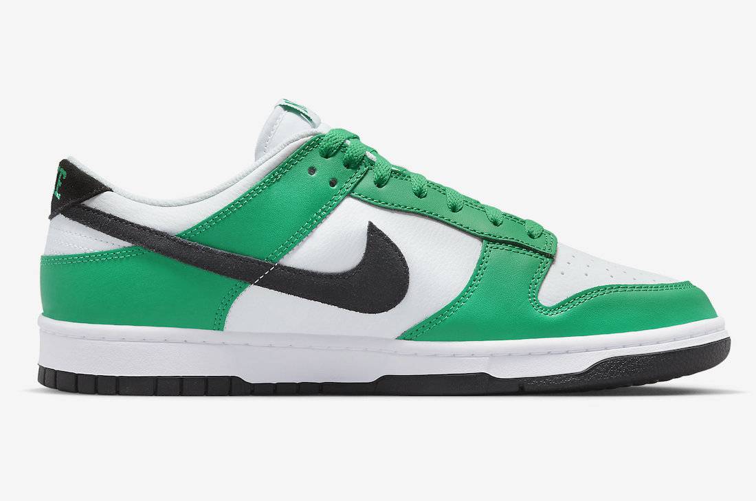 Nike Dunk Low White Green Black