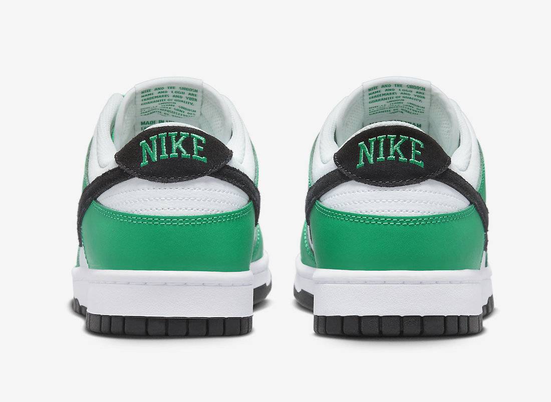Nike Dunk Low White Green Black