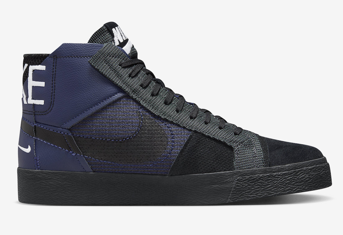 Nike SB Blazer Mid Premium Navy Black