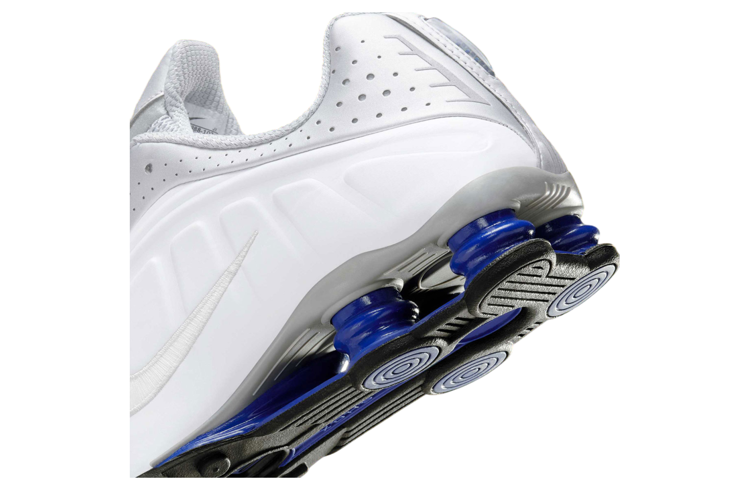 Nike Shox R4 Metallic Silver / Deep Royal Blue