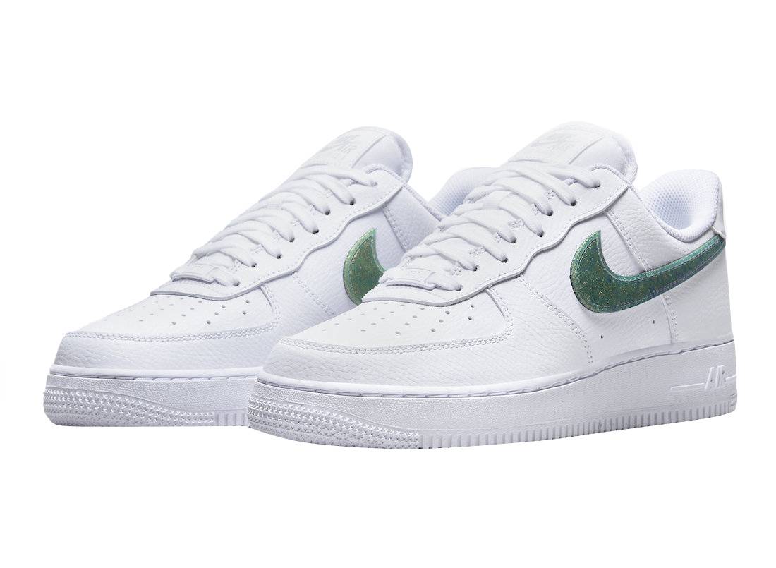 Nike WMNS Air Force 1 Low Glitter Swoosh Green
