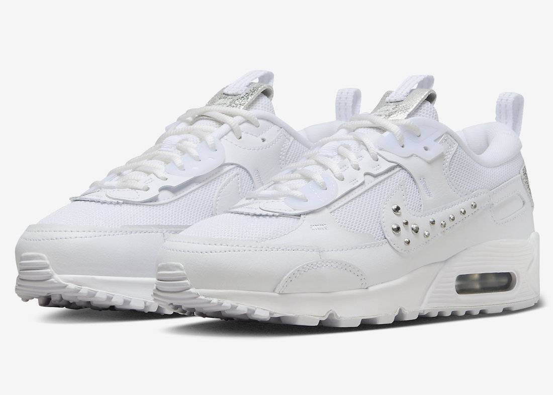 Nike WMNS Air Max 90 Futura White Metallic Silver
