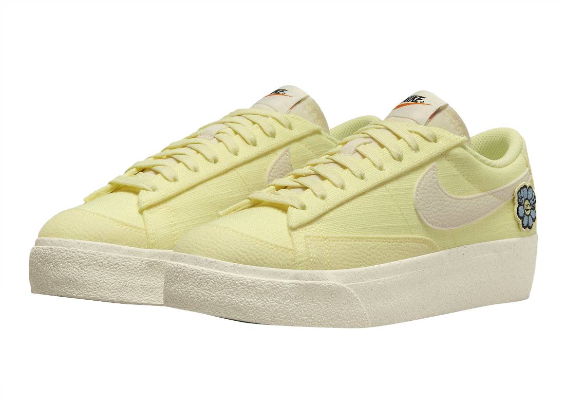 Nike WMNS Blazer Low Platform Air Sprung Yellow