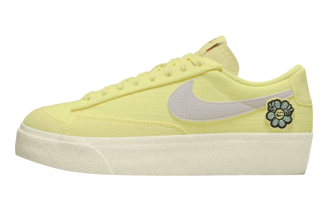 Nike WMNS Blazer Low Platform Air Sprung Yellow