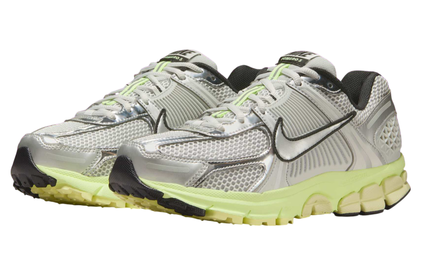 Nike Zoom Vomero 5 Metallic Silver / Barley Volt