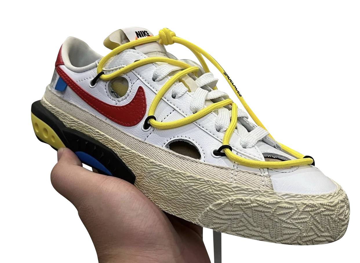 Off-White X Nike Blazer Low White University Red