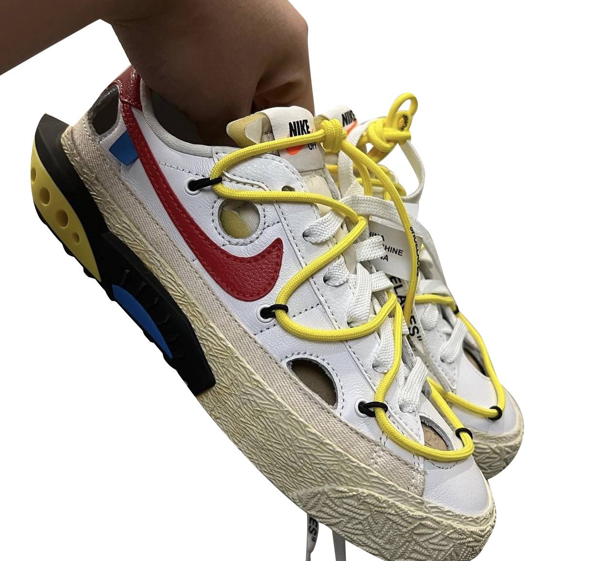 Off-White X Nike Blazer Low White University Red