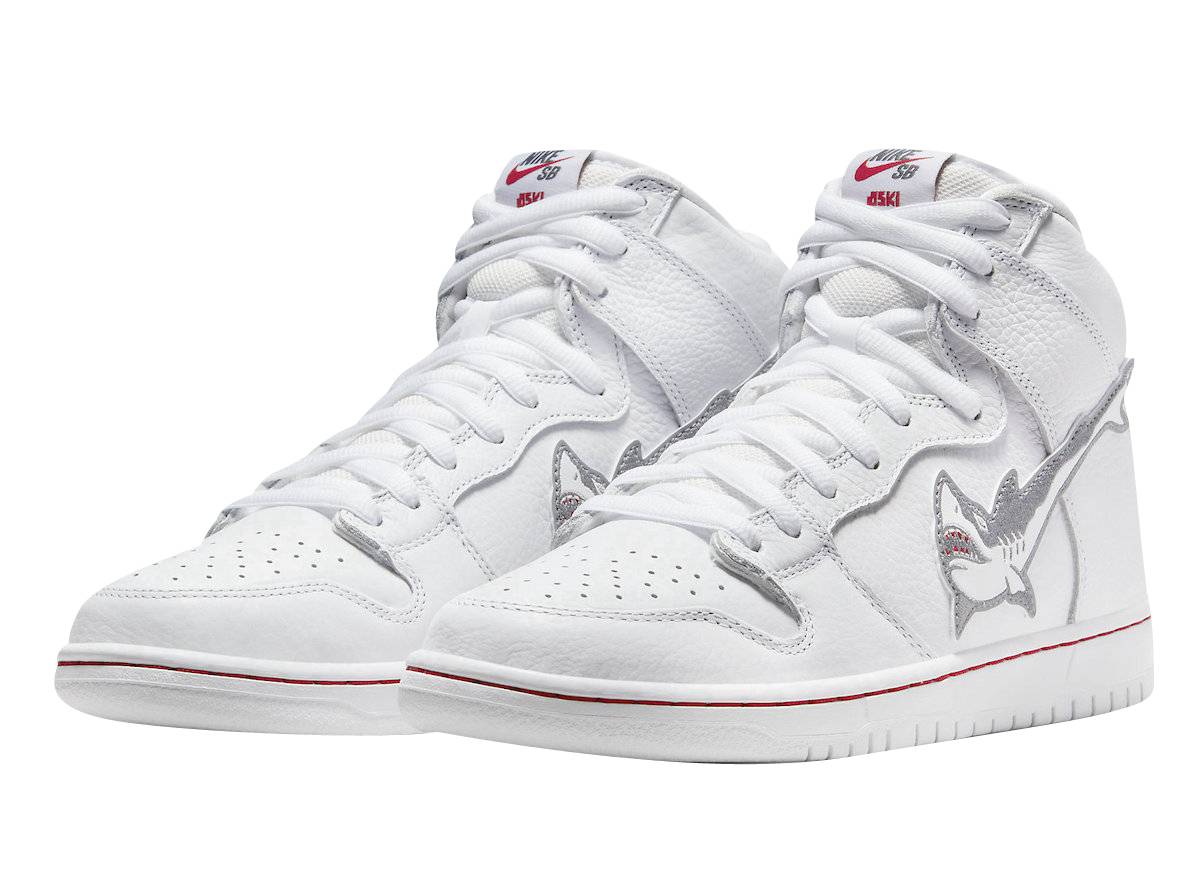 Oski X Nike SB Dunk High Great White Shark