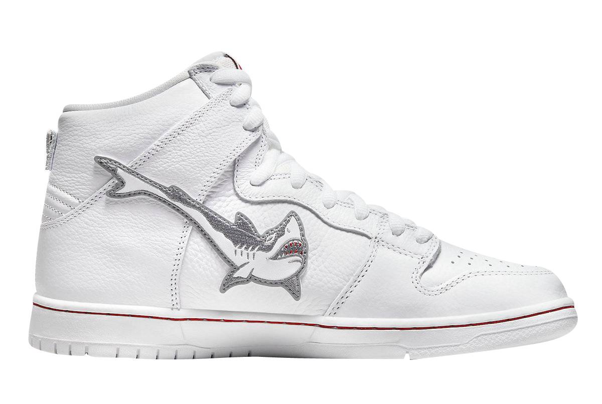 Oski X Nike SB Dunk High Great White Shark