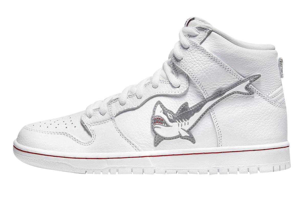 Oski X Nike SB Dunk High Great White Shark