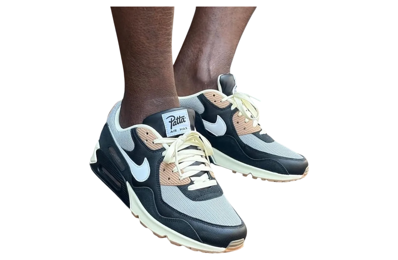Patta x Nike Air Max 90 Waves Black / Particle Grey