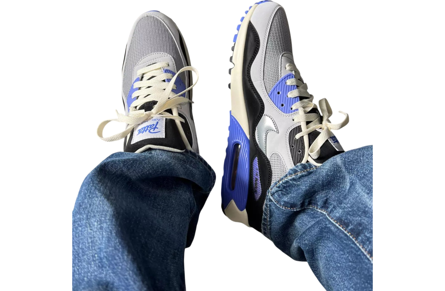 Patta x Nike Air Max 90 Waves Particle Grey / Sapphire