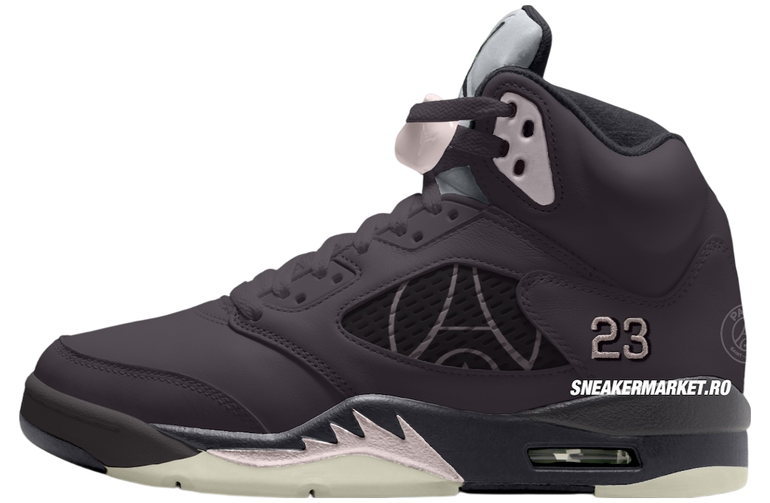 PSG x Air Jordan 5 Off Noir / Particle Rose