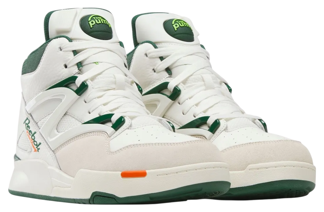 Reebok Pump Omni Zone II Chalk / Dark Green