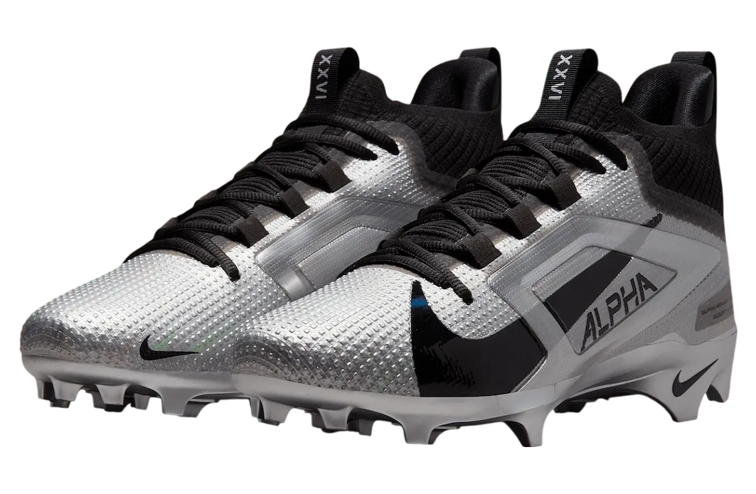 Saquon Barkley x Nike Alpha Menace 4 Elite Black / Wolf Grey