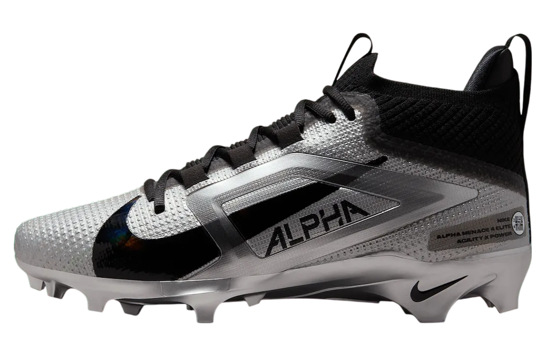 Saquon Barkley x Nike Alpha Menace 4 Elite Black / Wolf Grey