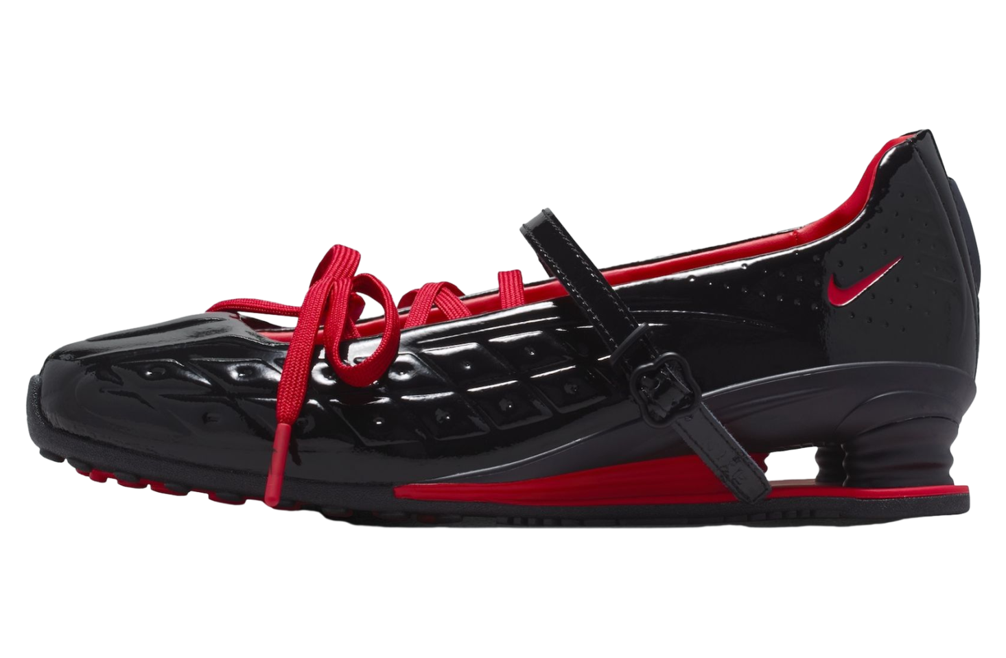 Shox Z Calistra x LABELHOOD Black / University Red