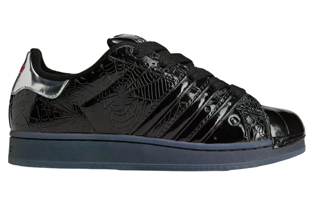 Sp5der x Adidas Superstar Core Black / Silver Metallic