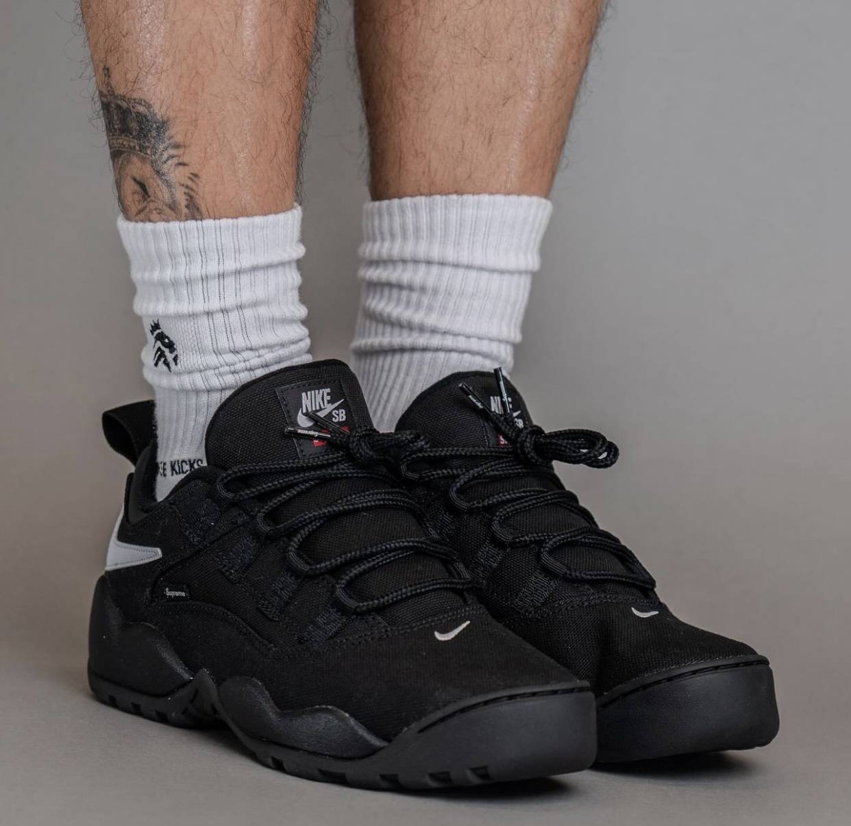 Supreme x Nike SB Darwin Low Black